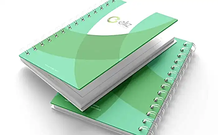 Eliz Cam Defter Ajanda Tasarım